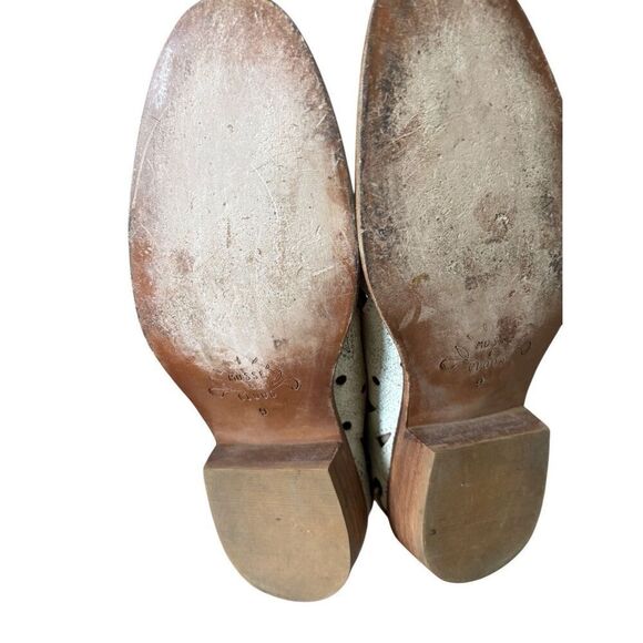 Anthropologie Musse & Cloud Coolise Distressed Low Cut Coastal Boho Cowgirl Boot - Picture 9 of 9